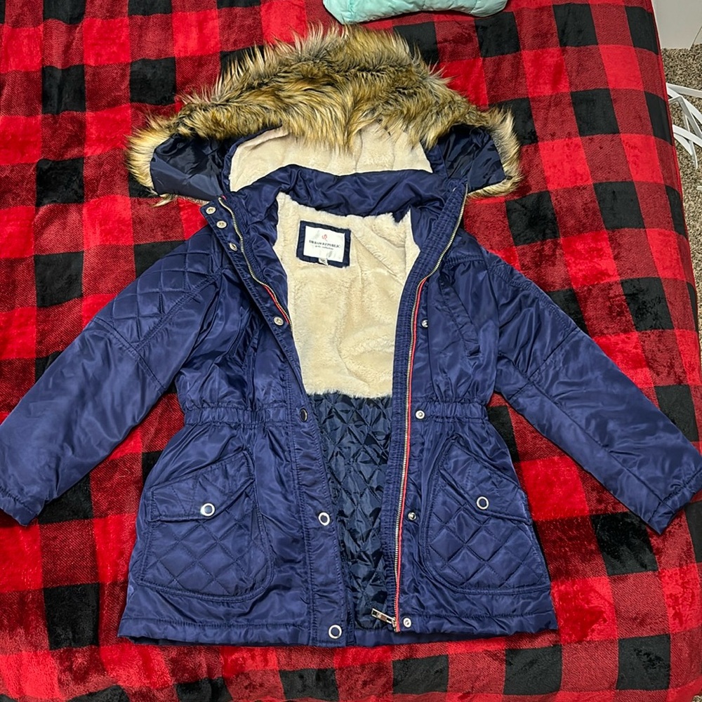 Urban Republic girls collection fur coat
